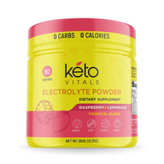 Keto Vitals Electrolytes 60 servings bottle for daily hydration