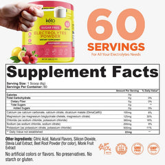 Keto Vitals Electrolytes ready-to-drink mix in a glass