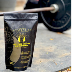 Keto Brainz Creatine compact packaging fits in a gym bag
