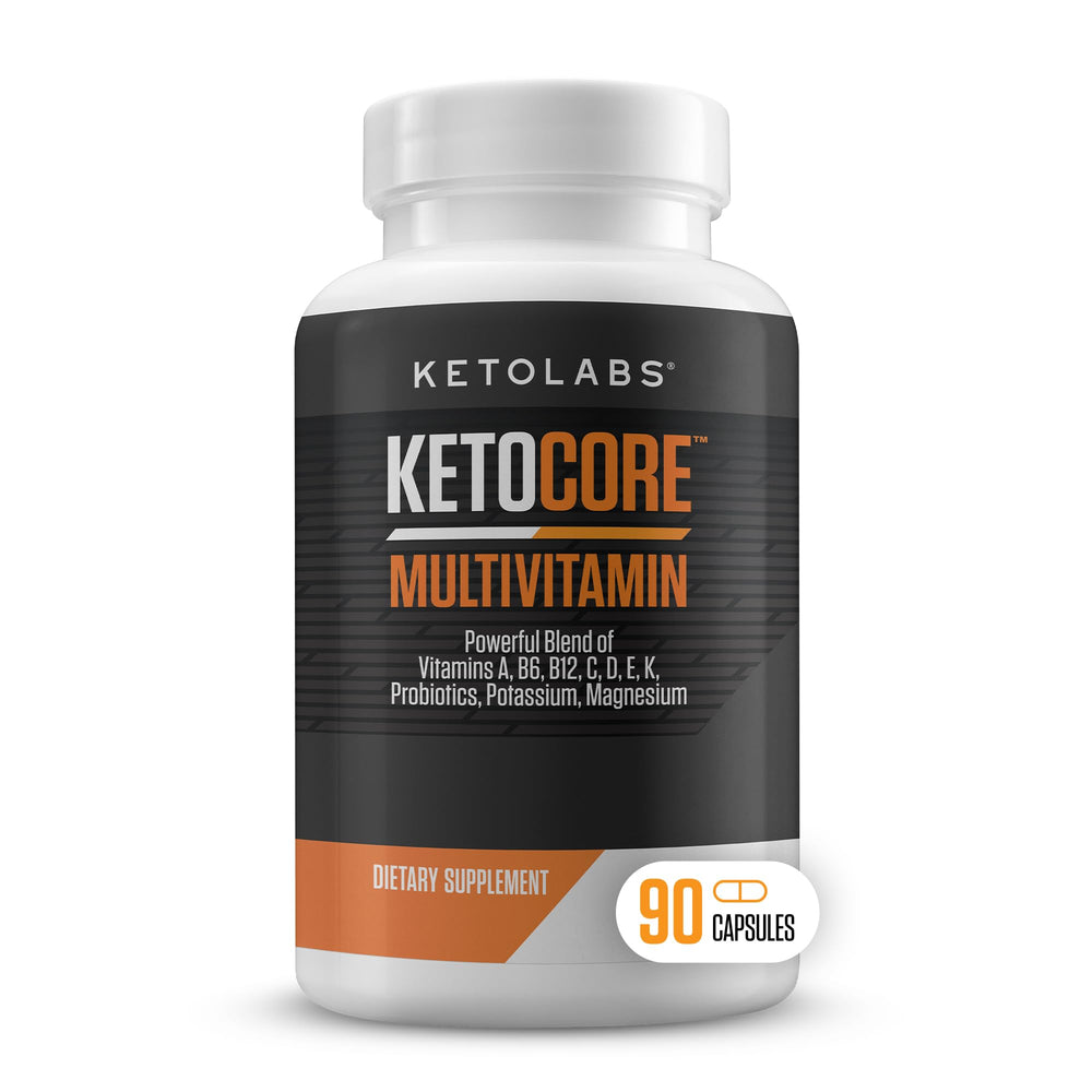 Ketocore Keto Vitamins bottle-front for keto-friendly daily wellness