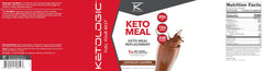 Ketologic KetoMeal 20 servings label implies long-term keto support.