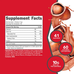 Ketologic Hazelnut Cream MCT powder coffee creamer boosts daily caffeine ritual
