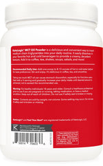 Ketologic MCT powder Hazelnut Cream dissolves easily in hot coffee