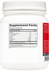 Ketologic vanilla collagen powder added to smoothie for silky texture