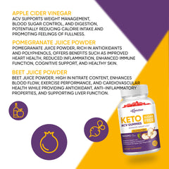Daily-use display of KetoZest Keto ACV Gummies for on-the-go routines.