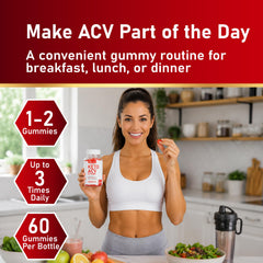 Dispensing KetoZest Keto ACV Gummies from the bottle.