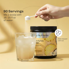KEY NUTRIENTS Gluten-free hydration powder suitable for diverse lifestyles