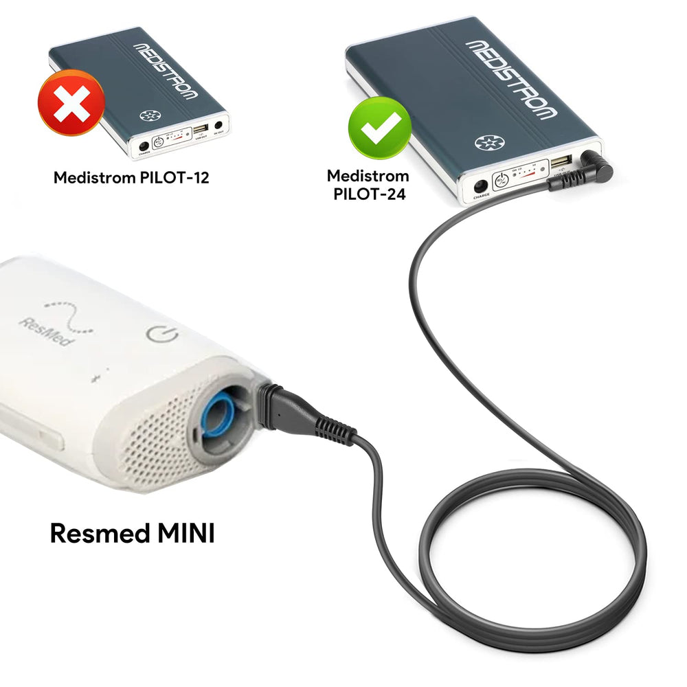 KFD Airsense 11 AirMini DC24V cable plugged into a 24V power source.