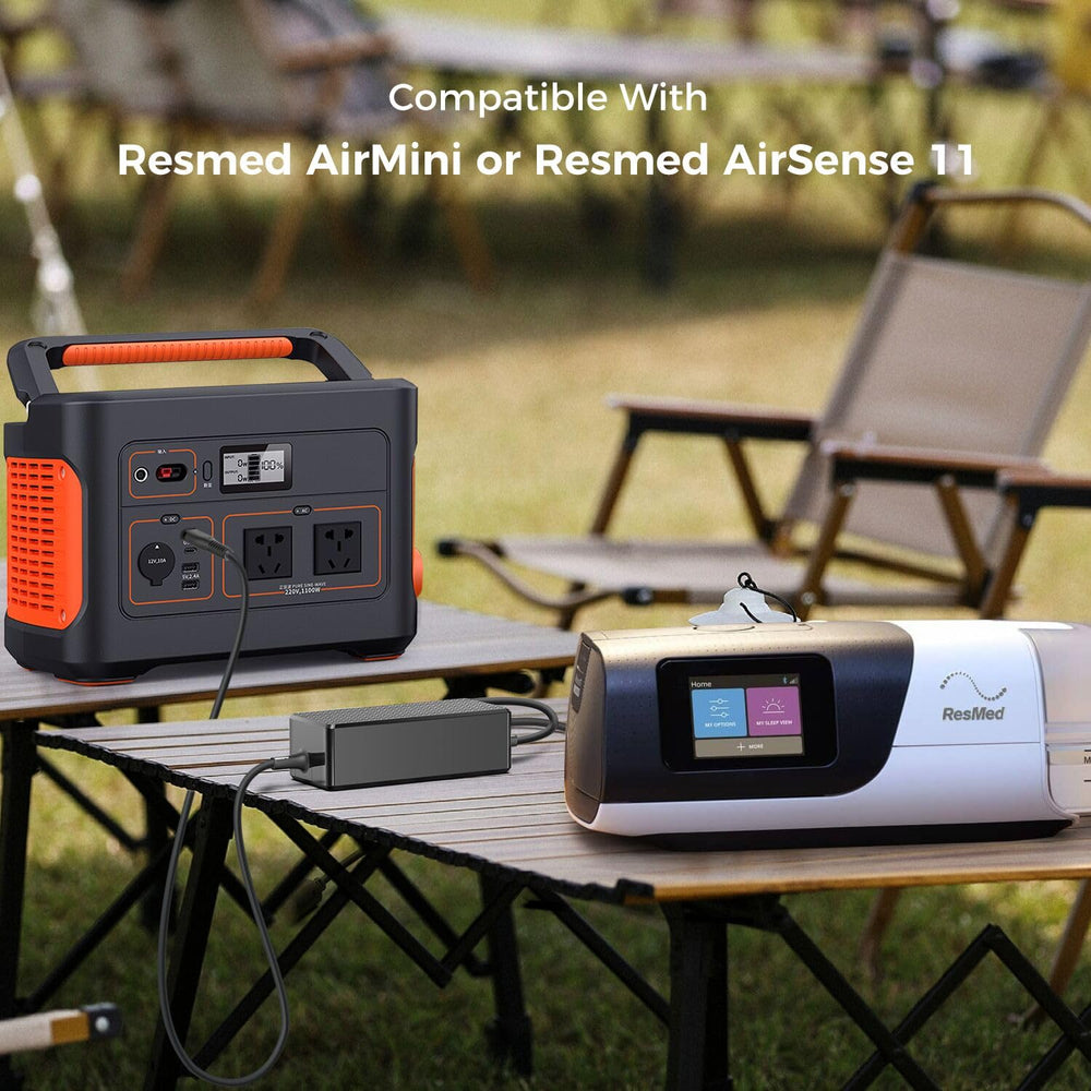 KFD ResMed AirSense 11 DC adapter supports compatible CPAP configurations