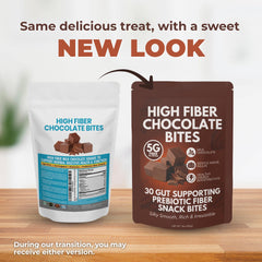 Kidney Restore fiber bites close-up milk chocolate texture and smoothness