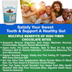 Kidney Restore fiber bites nutrition panel view with 5g fiber
