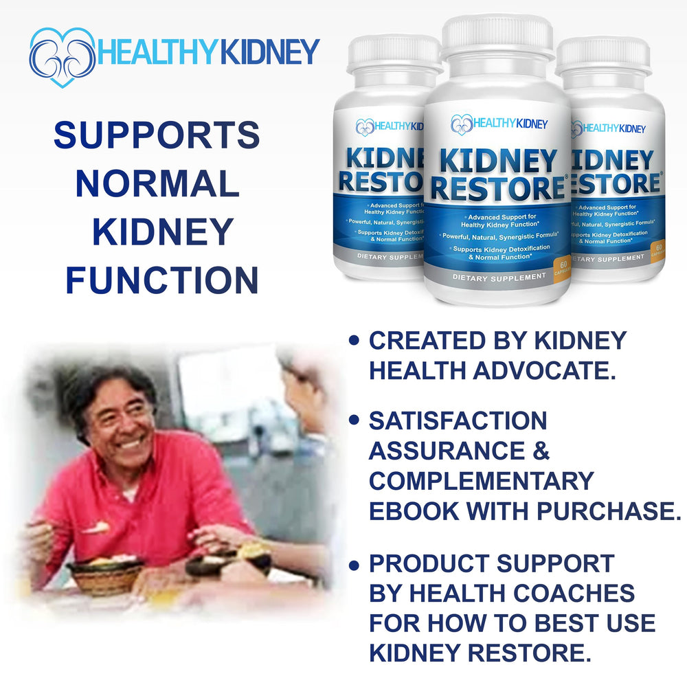 Kidney Restore niacinamide support targets phosphorus levels and aging health considerations
