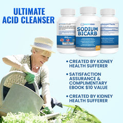 Packaging mockup showing 2-pack of Kidney Restore capsules