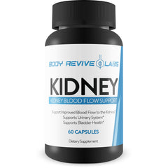 Kidney Support bottle front view for daily supplement use.