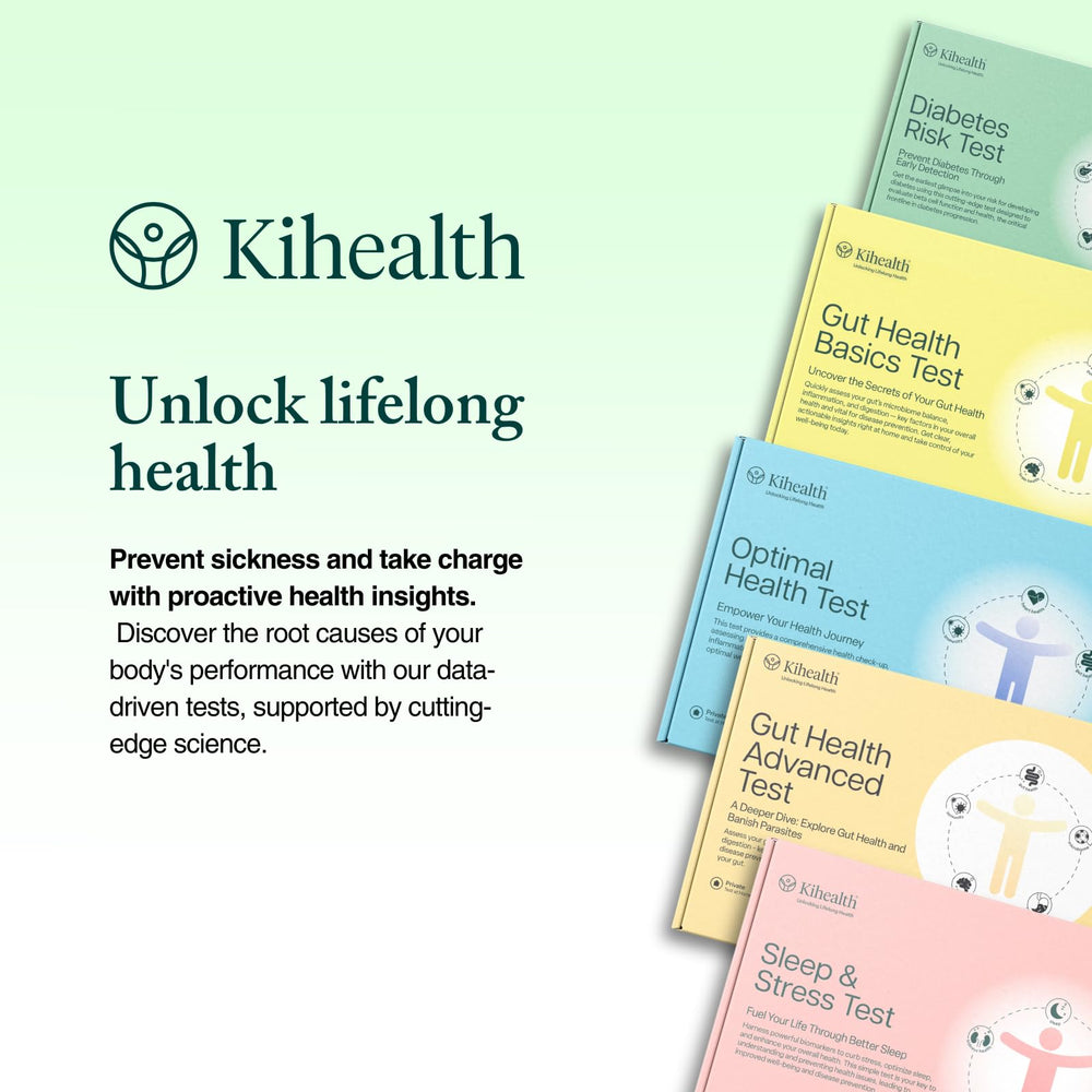 KiHealth Optimal Health Test results report presents clear insights for tracking health trends.