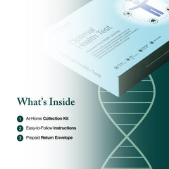 KiHealth Optimal Health Test sample vials with labels aid secure sample handling.