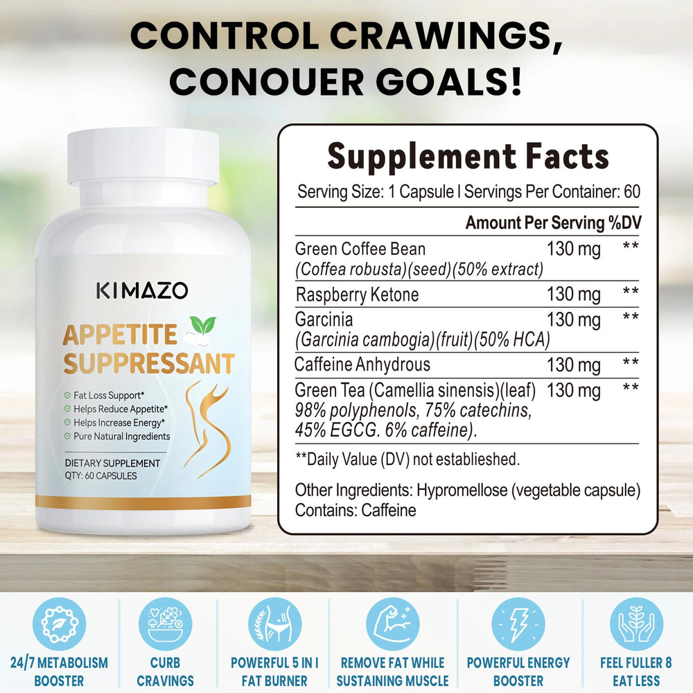 KIMAZO New-Appetite packaging box used in routine.