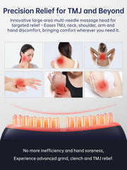 Kinbana TMJ Relief Massager heated setting ready for soothing warmth.