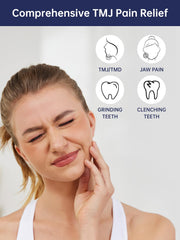 Kinbana TMJ Relief Massager side view showing ergonomic contour for neck relief.