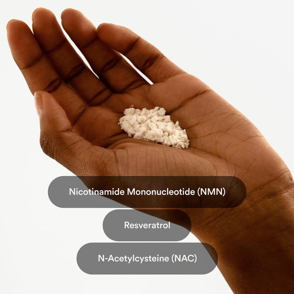 Kind Patches NAD Plus patches on skin show convenient daytime application.