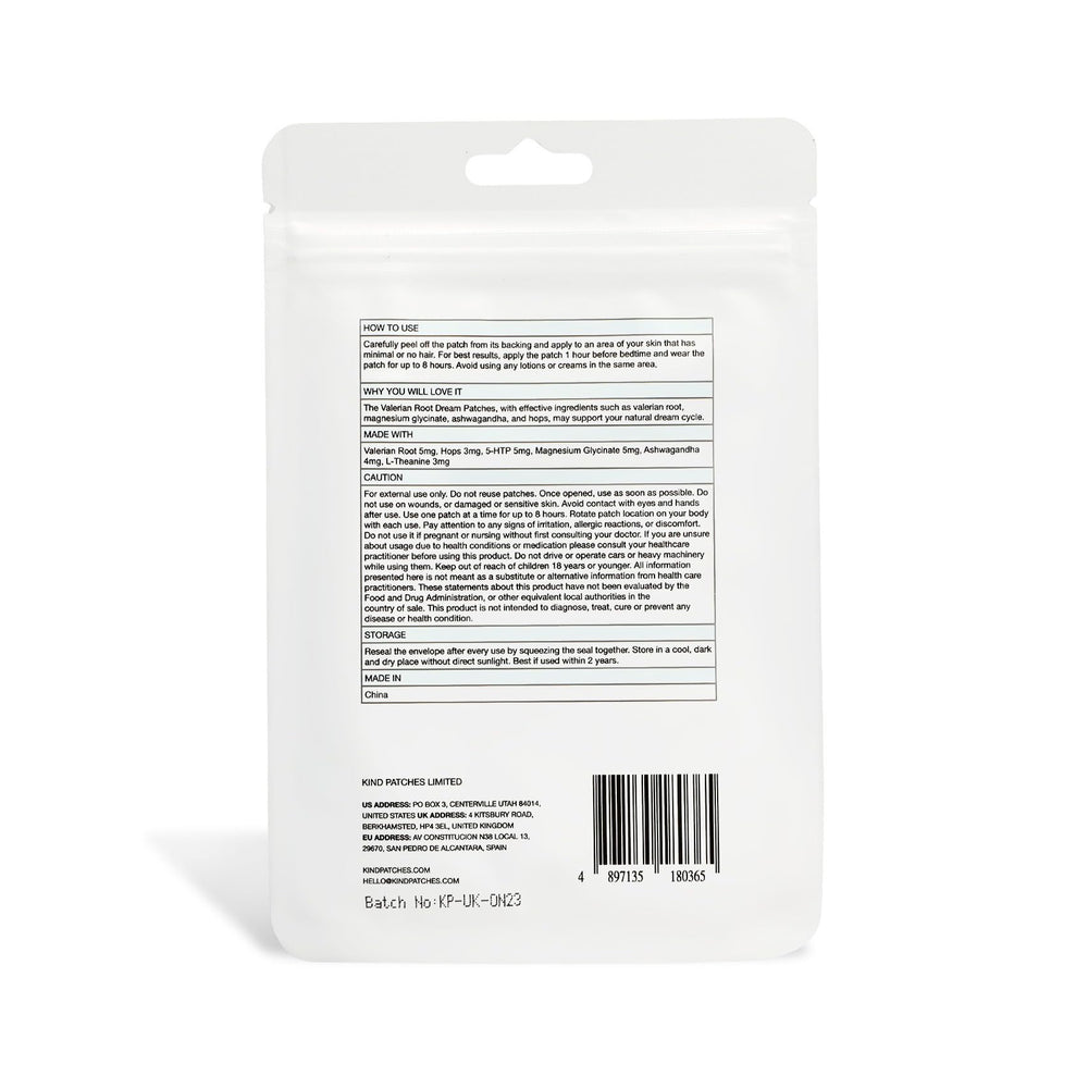 Skin application area with Kind Patches demonstrates rotation technique.