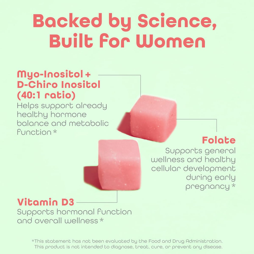 kindnature Myo-Inositol D-Chiro Inositol Gummies pour demonstrates a convenient daily dose.