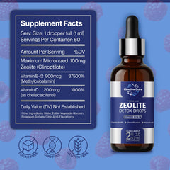 Zeolite Drops raspberry flavor visuals inviting easy daily use