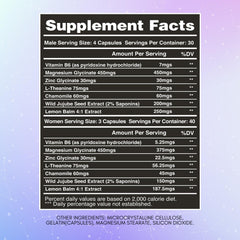 Sleep Potion capsules provide non-melatonin sleep support.