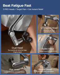 Gift-ready packaging of KingPavonini foldable massage gun.