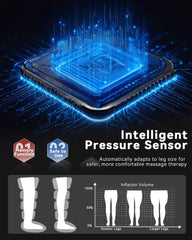 KingPavonini smart pressure sensing ensures a just-right squeeze on your leg.