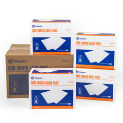 Kingstar sterile nonwoven gauze pad 4x4 for safe wound dressing.