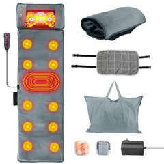 KinWarmth full body massage mat back focus for soothing tension relief