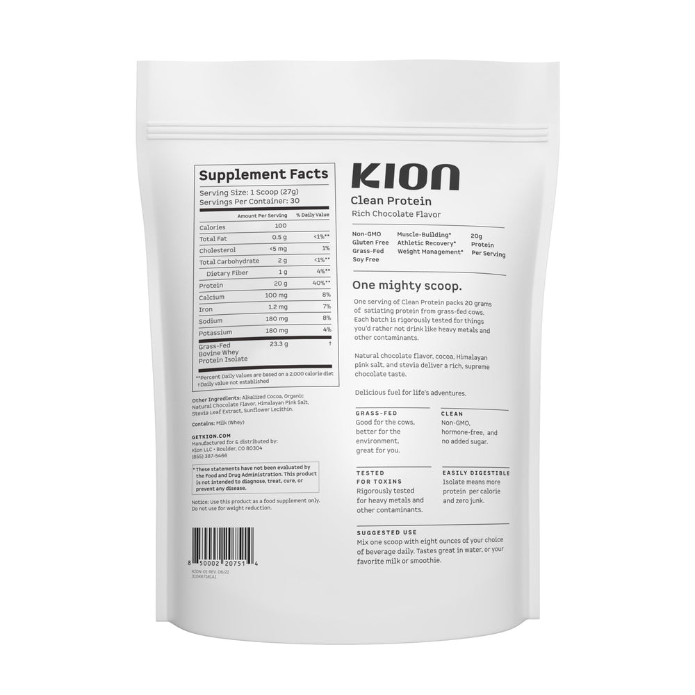Kion Clean Protein non-gmo-ingredients spotlight supports clean nutrition