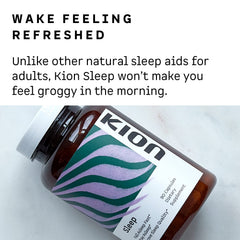 Kion Sleep nightstand scene with a glass of water for an easy routine.
