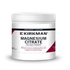 Kirkman Magnesium Citrate Soluble Powder bottle for portable daily use