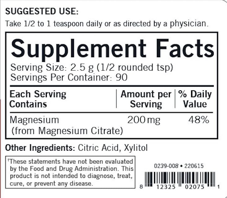 Kirkman Magnesium Citrate Soluble Powder dissolving in water for easy mixing