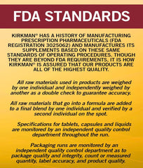 Kirkman Nu-Thera packaging sleeve with crisp branding and dosage info.