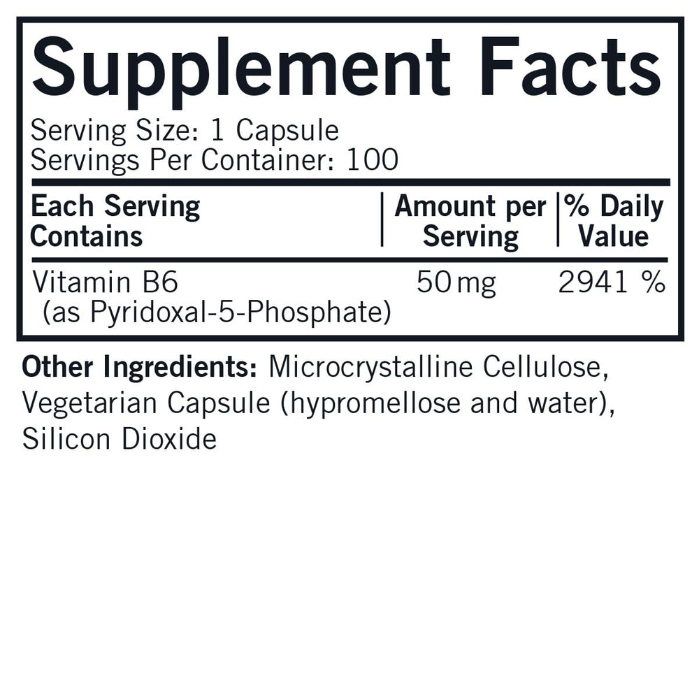 Kirkman P-5-P capsules closeup shows plant-based capsules