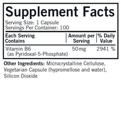 Kirkman P-5-P capsules closeup shows plant-based capsules