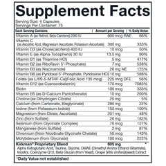 Kirkman Spectrum-Complete II capsules label showcases the full nutrient blend.