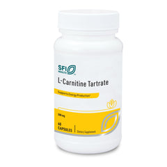 SFI Health Klaire Labs L-Carnitine Tartrate bottle for daily use.