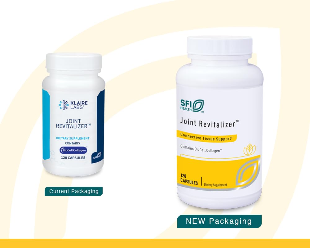 Capsules close-up emphasizes hydrolyzed collagen for potential cartilage support.