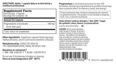 Klaire Labs SFI Health Pregnenolone trusted by healthcare practitioners since 1969.