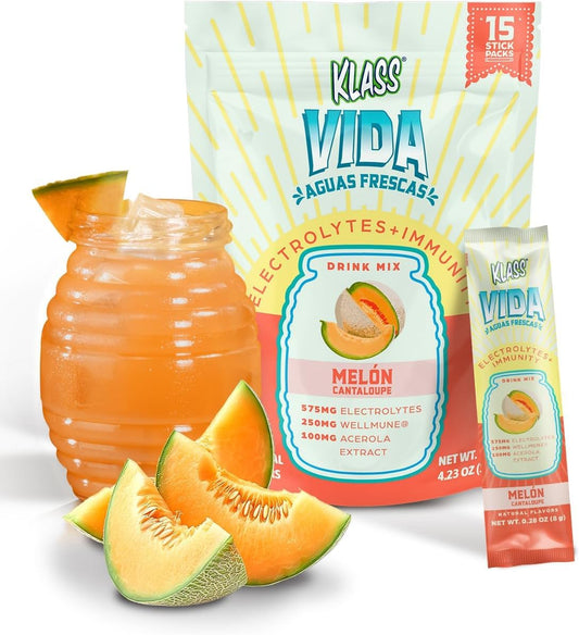 KLASS VIDA hydration electrolyte stick-pack for on-the-go refreshment.