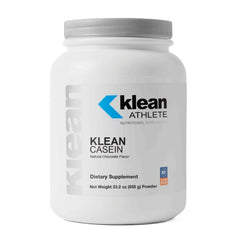 Klean Athlete Klean Casein bottle showing premium protein for steady amino acid support