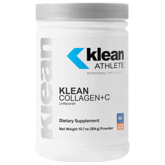 Klean Athlete Klean Collagen+C bottle highlights joint support for active lifestyles.