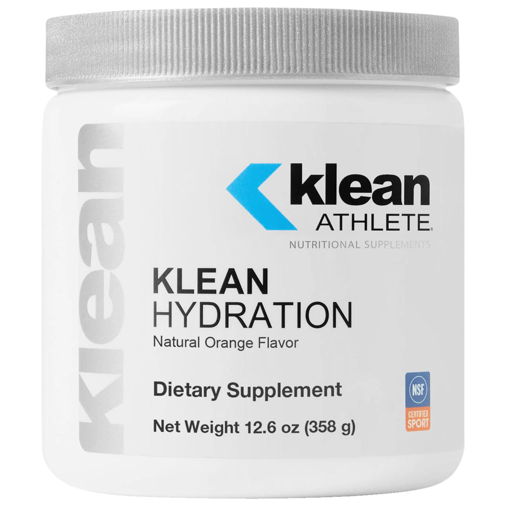 Klean Athlete Klean Hydration bottle front view ready for electrolyte hydration during workouts