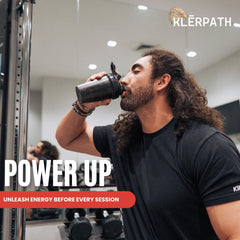 Klerpath GrōMuscle vegan gluten-free label showcases allergen-friendly nutrition.