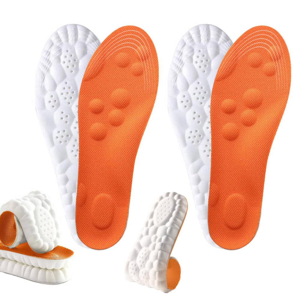 KLUMORTI 4D Cloud Insoles with heel cushion for all-day comfort.