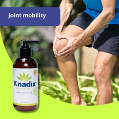 Knadix Hemp Oil Body Cream applied on forearm for long-lasting hydration.